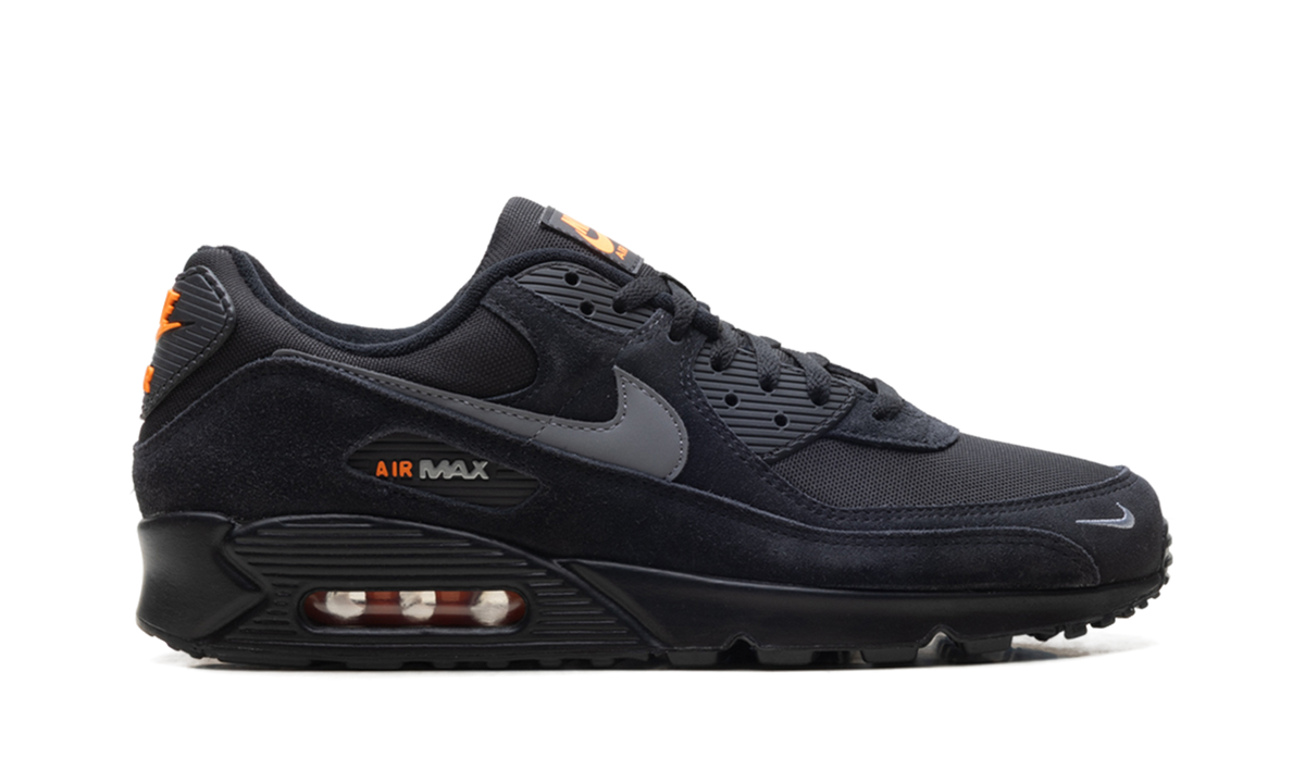 "Black Metallic Cool Grey Orange" Air Max 90 DO6706 010 - product image from the listing.