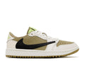 Travis Scott X Air Jordan 1 Low Golf Neutral Olive Sneaker - product image from the listing.